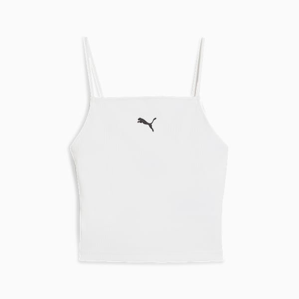 Camiseta WARDROBE Essentials Morley para mujer, PUMA White, large-MEX