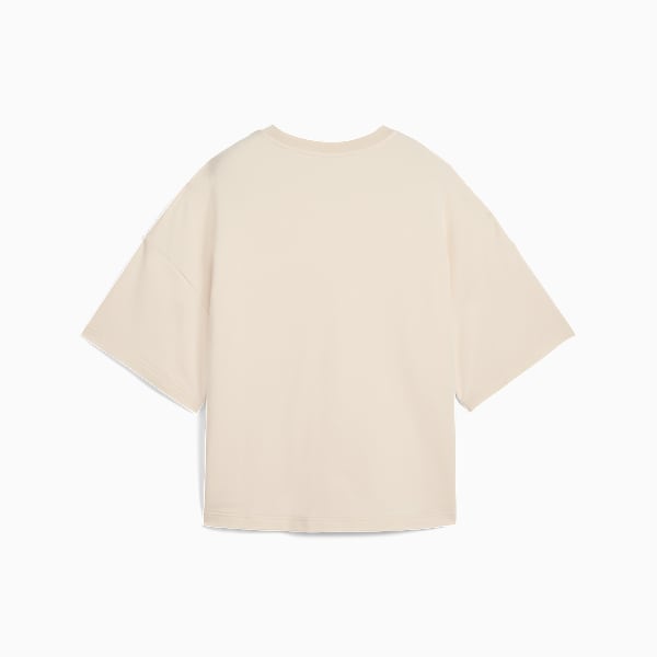 Wardrobe Essentials Relaxed Heavy Tee Women, Alpine Snow, large-ZAF
