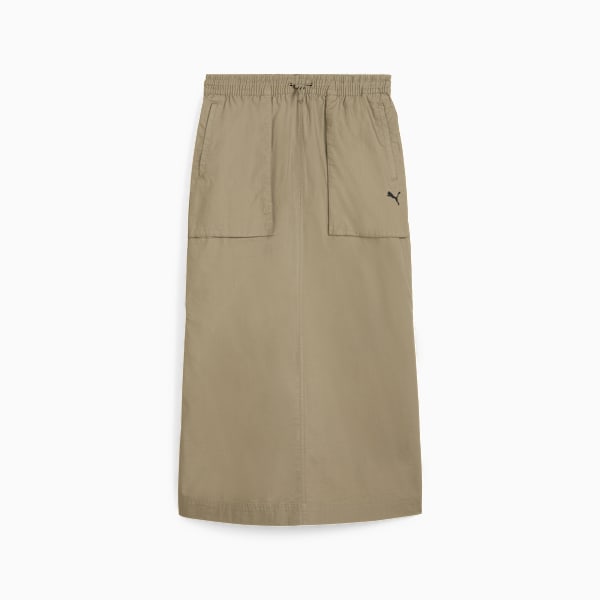 Saia FUTURE.PUMA.ARCHIVE Zip-Off Maxi Woven, Marrom, large-BRA