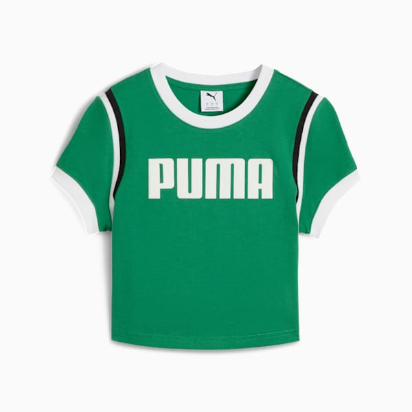 Remera corta FUTURE.PUMA.ARCHIVE para mujer, Archive Green, large-ARG