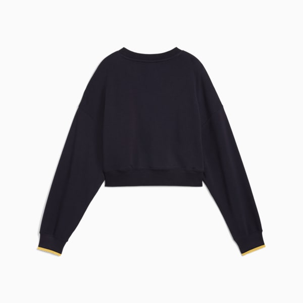 Road To Unity Oversized Graphic Crew Women, New Navy, large-MEX