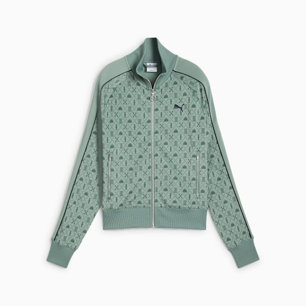Chamarra Road To Unity para mujer, Green Moon-AOP, large-MEX
