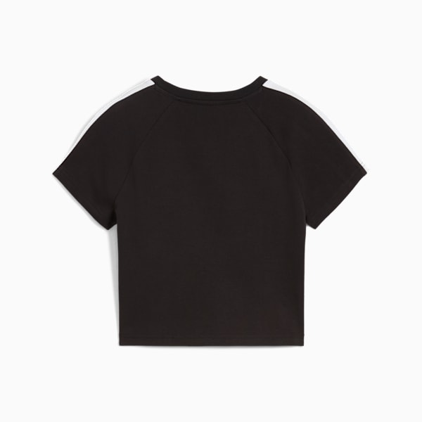 Playera corta T7 para mujer, PUMA Black, large-MEX
