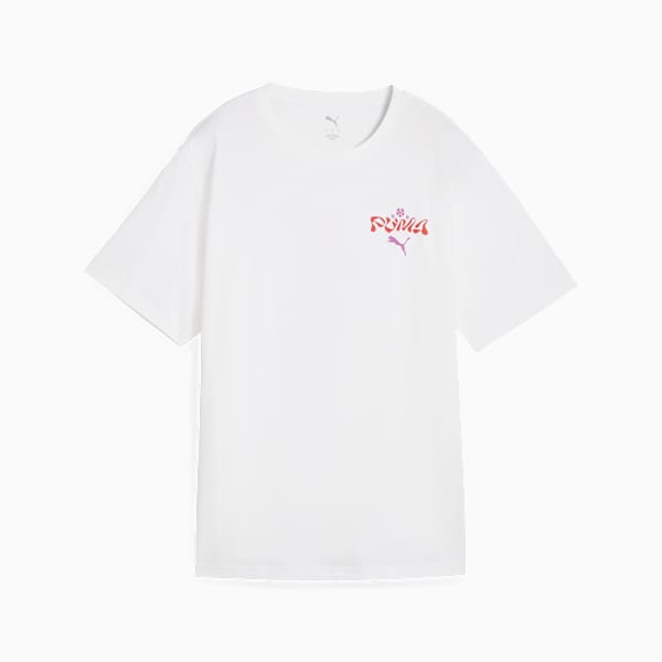 Playera Essentials FLORAL PACK para mujer, PUMA White, large-MEX