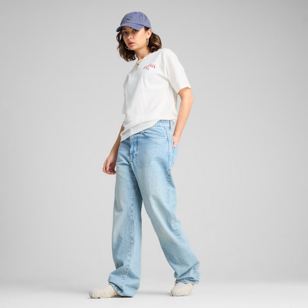 Playera Essentials FLORAL PACK para mujer, PUMA White, large-MEX