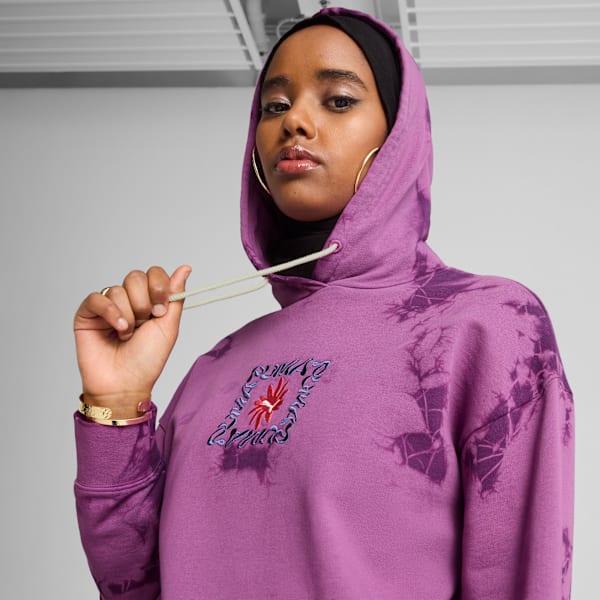 Buzo WARDROBE Essentials FLORAL PACK para mujer, Wild Berry, large-ARG