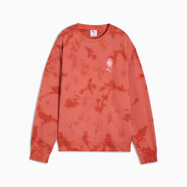 Buzo oversize WARDROBE Essentials FLORAL PACK para mujer, Red Fire, large-ARG