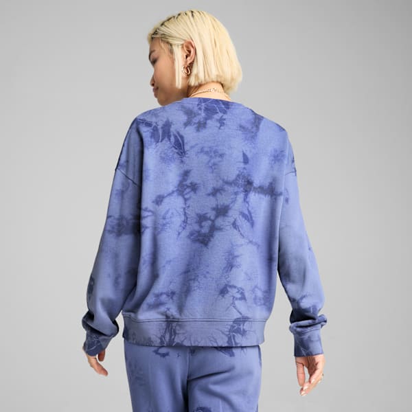 Buzo oversize WARDROBE Essentials FLORAL PACK para mujer, Blue Crystal, large-ARG