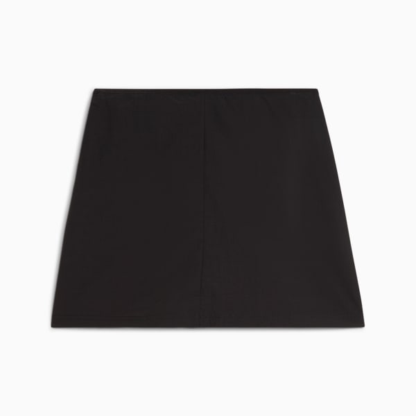 DARE TO Zip Woven Skirt Women, PUMA Black, large-MEX