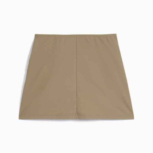 DARE TO Zip Woven Skirt Women, Velvet Moss, large-ZAF