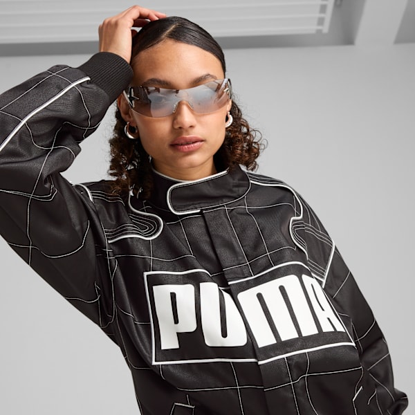 Chamarra oversize Racer, PUMA Black, large-MEX