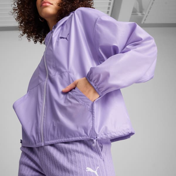 Chamarra rompeviento WARDROBE Essentials para mujer, Lavender Alert, large-MEX