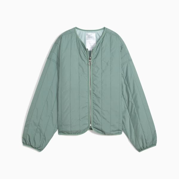 Campera reversible WARDROBE Essentials para mujer, Green Moon, large-ARG