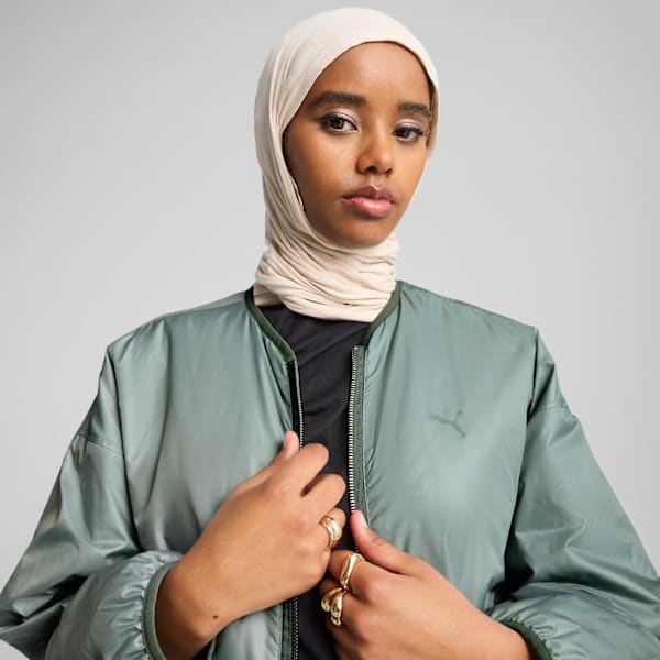 Campera reversible WARDROBE Essentials para mujer, Green Moon, large-ARG