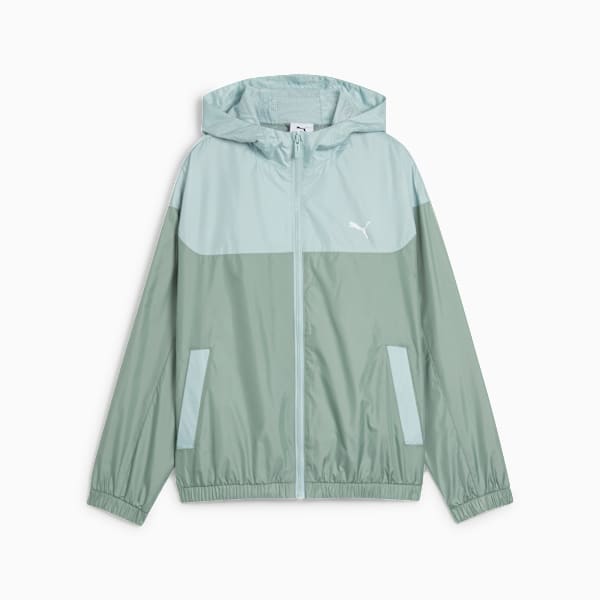 Mesh Lined Windbreaker Youth, Green Moon, large-MEX