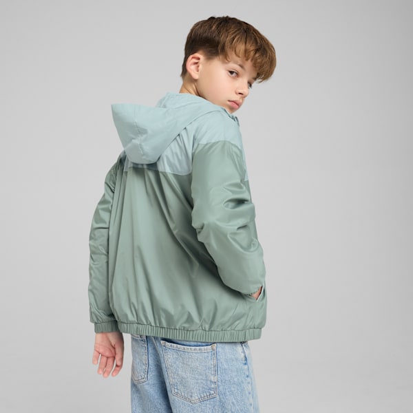 Mesh Lined Windbreaker Youth, Green Moon, large-MEX