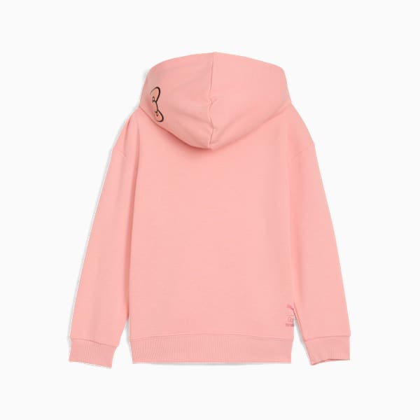 Moletom com Capuz Relaxed PUMA x HELLO KITTY AND FRIENDS Infantil, Pink Fruit, large-BRA