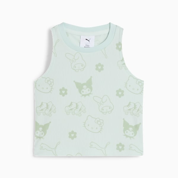 Playera para niñas PUMA x HELLO KITTY Rib, Peaceful Blue, large-MEX