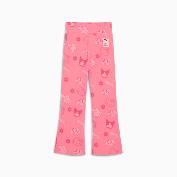 Legging Ribbed Flared PUMA x HELLO KITTY FRIENDS Infantil, Magic Rose, large-BRA