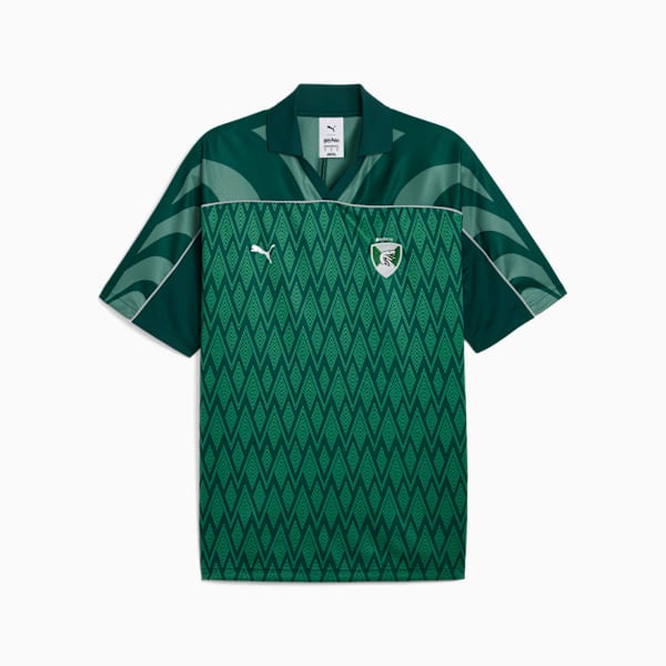 Camisa Relaxed Football PUMA X HARRY POTTER Unissex, Verde, large-BRA