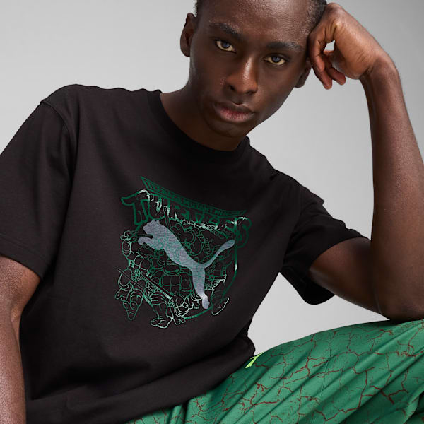 PUMA X Teenage Mutant Ninja Turtles Relaxed Graphic Tee Men, PUMA Black, large-MEX