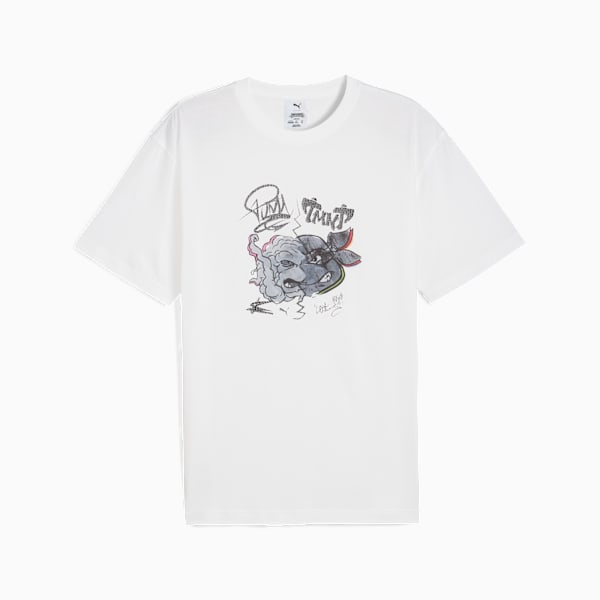 Playera PUMA x TORTUGAS NINJA para hombre, PUMA White, large-MEX