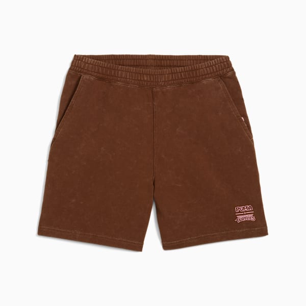 Shorts PUMA x TORTUGAS NINJA para hombre, Chocotart, large-MEX