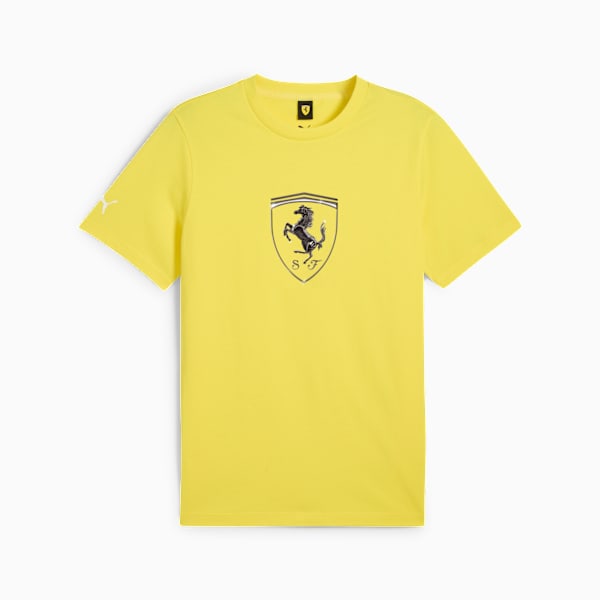 Playera Scuderia Ferrari Race Tonal Big Shield para hombre, Speed Yellow, large-MEX