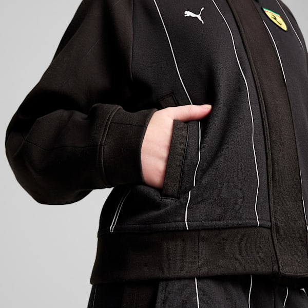 Scuderia Ferrari Race Jacket Women, PUMA Black, large-MEX