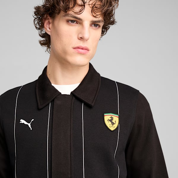Chamarra polo de la Scuderia Ferrari Race Premium para hombre, PUMA Black, large-MEX