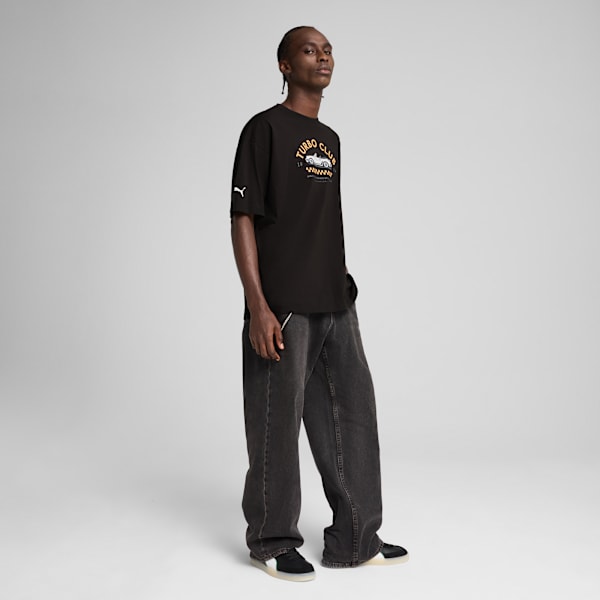 Porsche Legacy Graphic Tee 2 Men, PUMA Black, large-ZAF