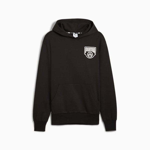 Posterize Basketball Hoodie Men, PUMA Black, large-MEX