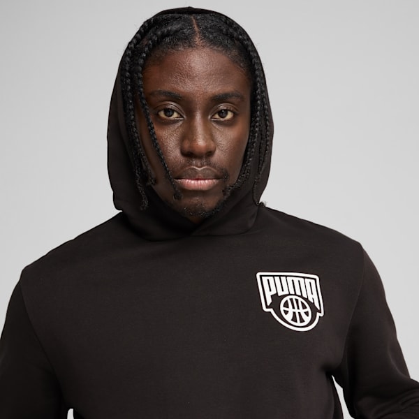 Posterize Basketball Hoodie Men, PUMA Black, large-MEX