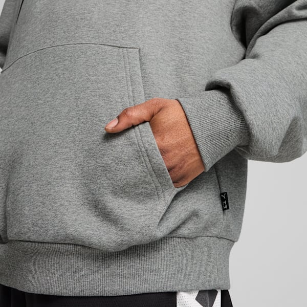 Buzo de básquet Jaws Core para hombre, Medium Gray Heather, large-ARG