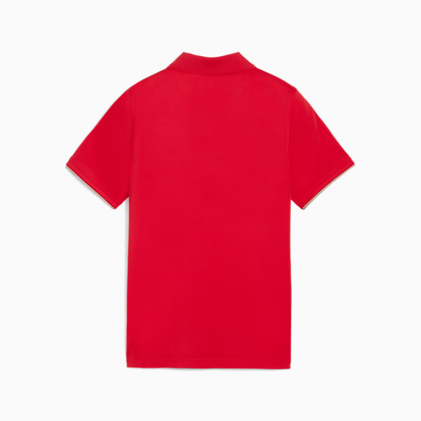 Scuderia Ferrari HP Race Cloudspun Polo Youth, Rosso Corsa, large-MEX
