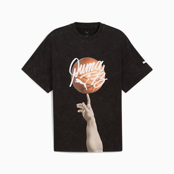 Playera de básquet Dylan Exhibit para hombre, PUMA Black, large-MEX