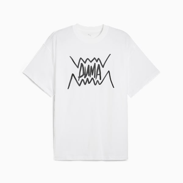 Playera de básquebol Jaws Core para hombre, PUMA White, large-MEX