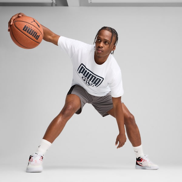 Posterize Tee I Men, PUMA White, large-MEX