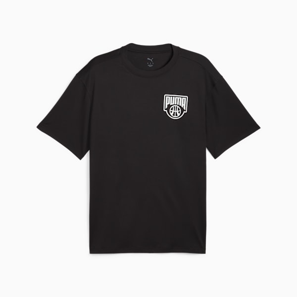 Remera de básquet Posterize para hombre, PUMA Black, large-ARG