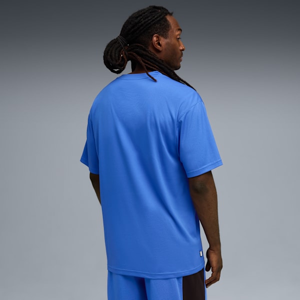 Remera de básquet Posterize para hombre, Mountain Blue, large-ARG