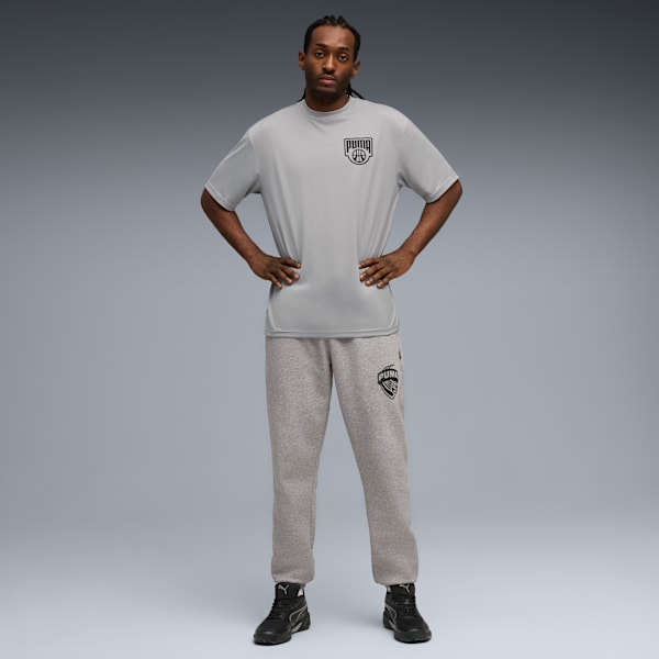 Remera de básquet Posterize para hombre, Gray Echo, large-ARG