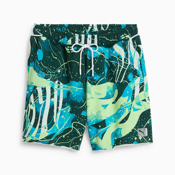 Hoop Dreamz Short II Unisex, Dark Myrtle-Spring Fern-AOP, large-ZAF