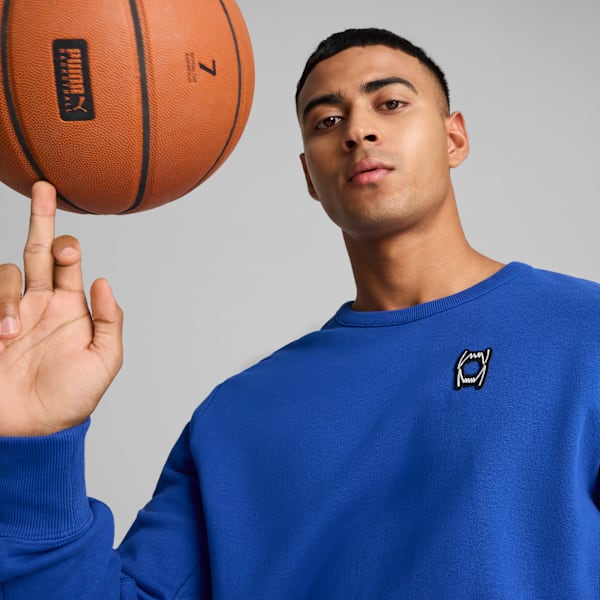 Pivot Crewneck Men, Vivid Blue, large-MEX