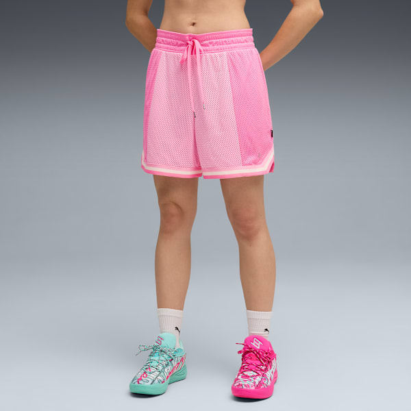 Shorts de básquet Stewie para mujer, Fast Pink, large-ARG
