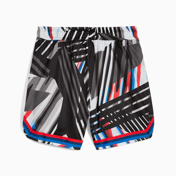 BMW M Motorsport All-over Print Shorts Men, PUMA Black-AOP, large-ZAF