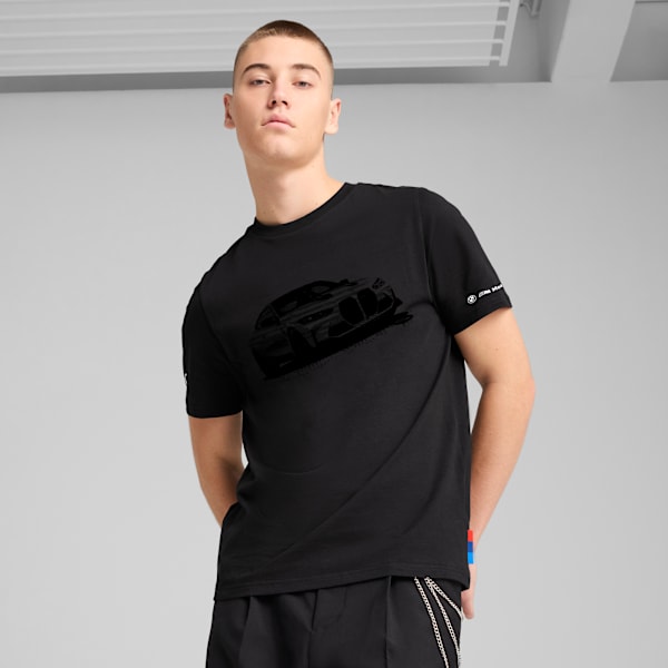 Playera BMW M Motorsport Essentials para hombre, PUMA Black, large-MEX