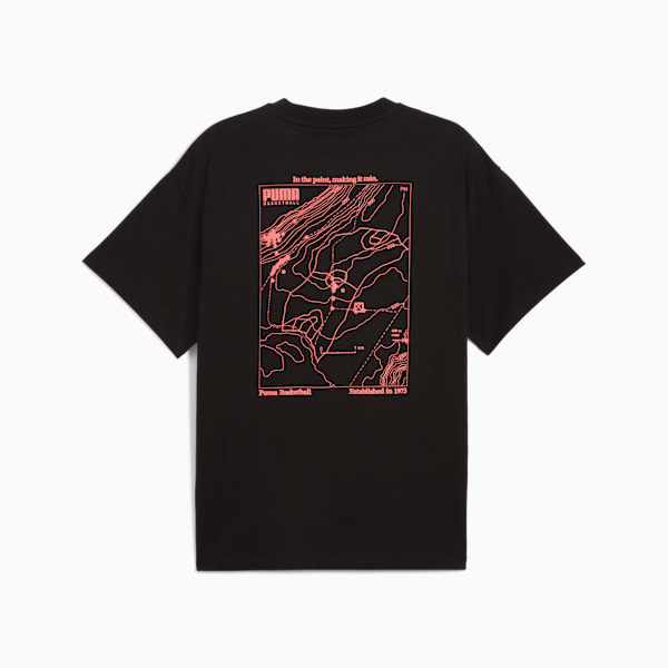 Playera de básquet Excavation para hombre, PUMA Black, large-MEX