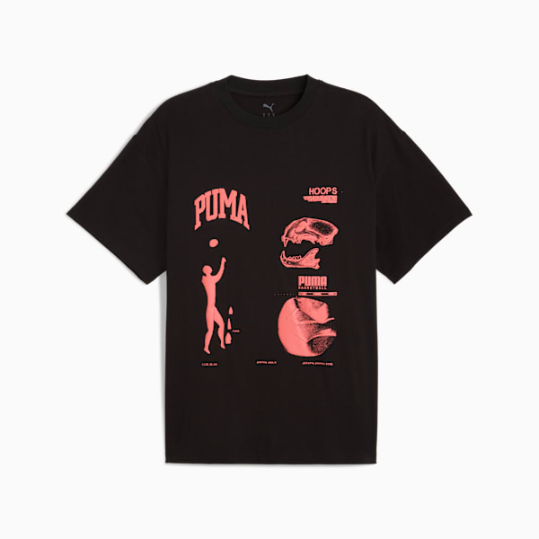 Playera de básquet Excavation para hombre, PUMA Black, large-MEX