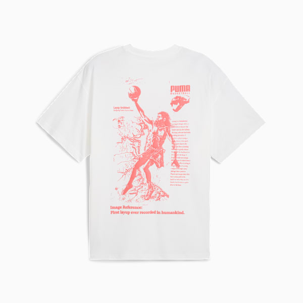 The First Buckets Tee Men, PUMA White, large-MEX