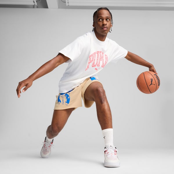 The First Buckets Tee Men, PUMA White, large-MEX